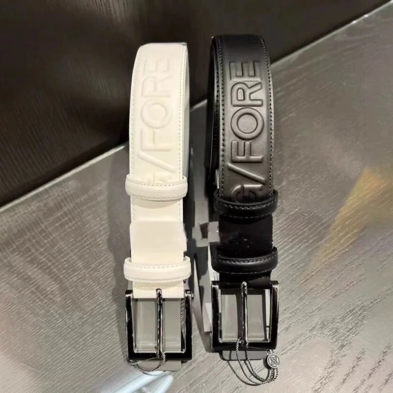 

Men's new Korean Golf 23 outdoor leisure fashion everything belt three-dimensional printed LOGO leather belt