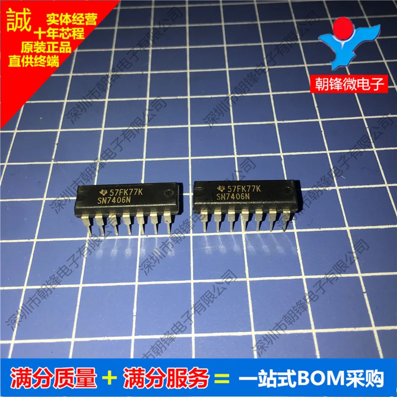 

Бесплатная доставка SN7406N DIP14 10 шт.