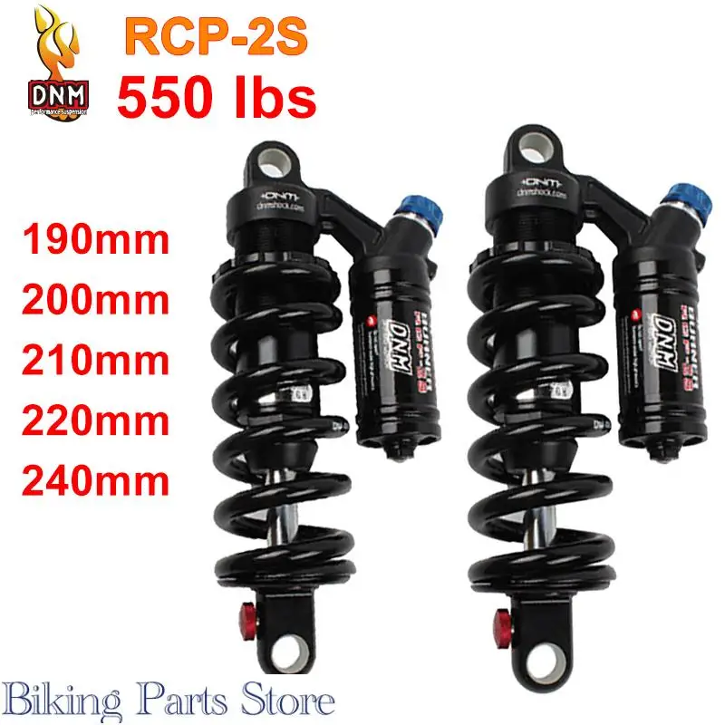 

Dnm Rcp-2S Mountain Bike Rear Shock 190/200/220/240Mm 550 Lbs Mtb Soft Tail Rear Shock Absorber Bicycle Accessories