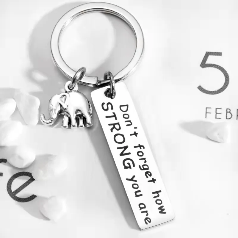 Брелок из нержавеющей стали с надписью квадратная подвеска не образует