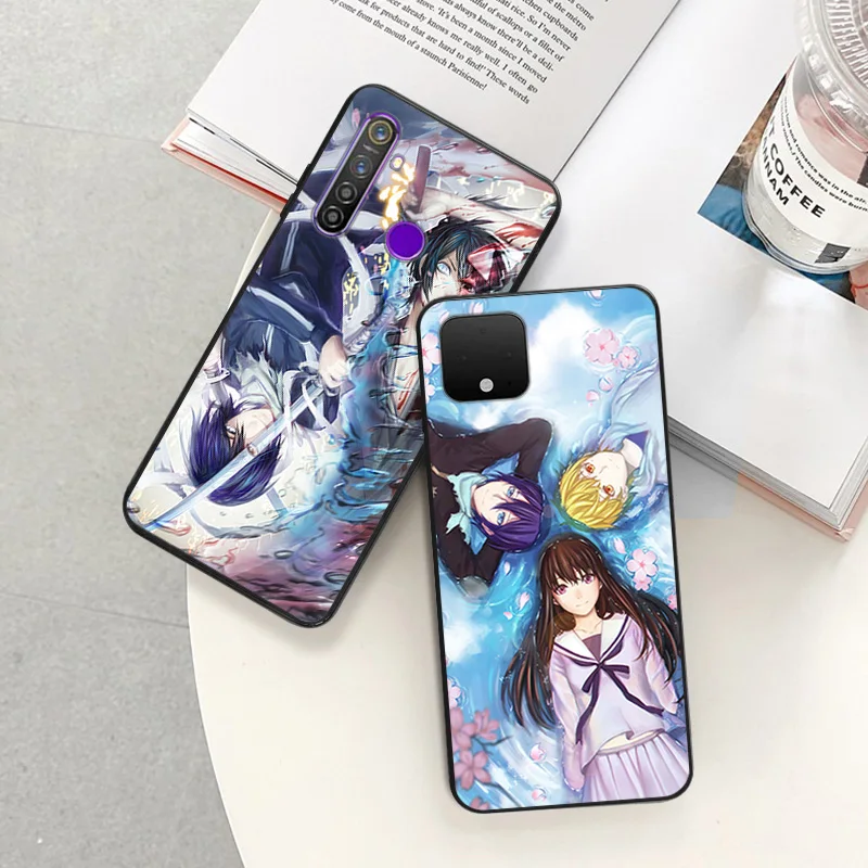 Матовый чехол для телефона Pixel 8 8a 7 7a 6 6a Moto Edge 20 30 40 Pro OneFusion G200 Аниме Noragami Yato Мягкий