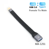 1pcs 10gbps mini type c otg adapter cable usb 3 0 female to type c male cable usb c extension cable for car mp4 phone otg cable