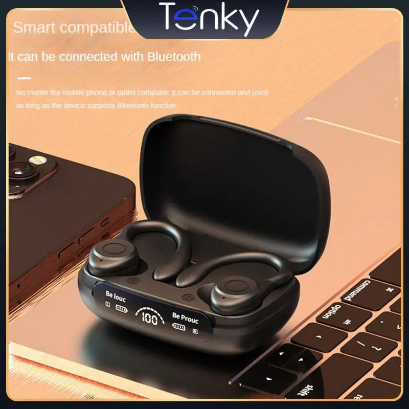 

New High Definition Call Sound Quality Waterproof Earphone Binaural Communication Ear Hanging Type Earphone Ergonomic Design