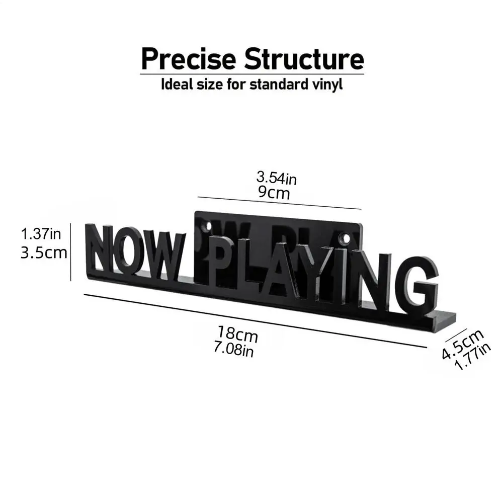 

Настенная полка для виниловых пластинок NOW PLAYING