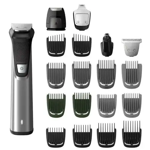 

Multigroom Trimmer w 23 Attachments for , Face & Nose