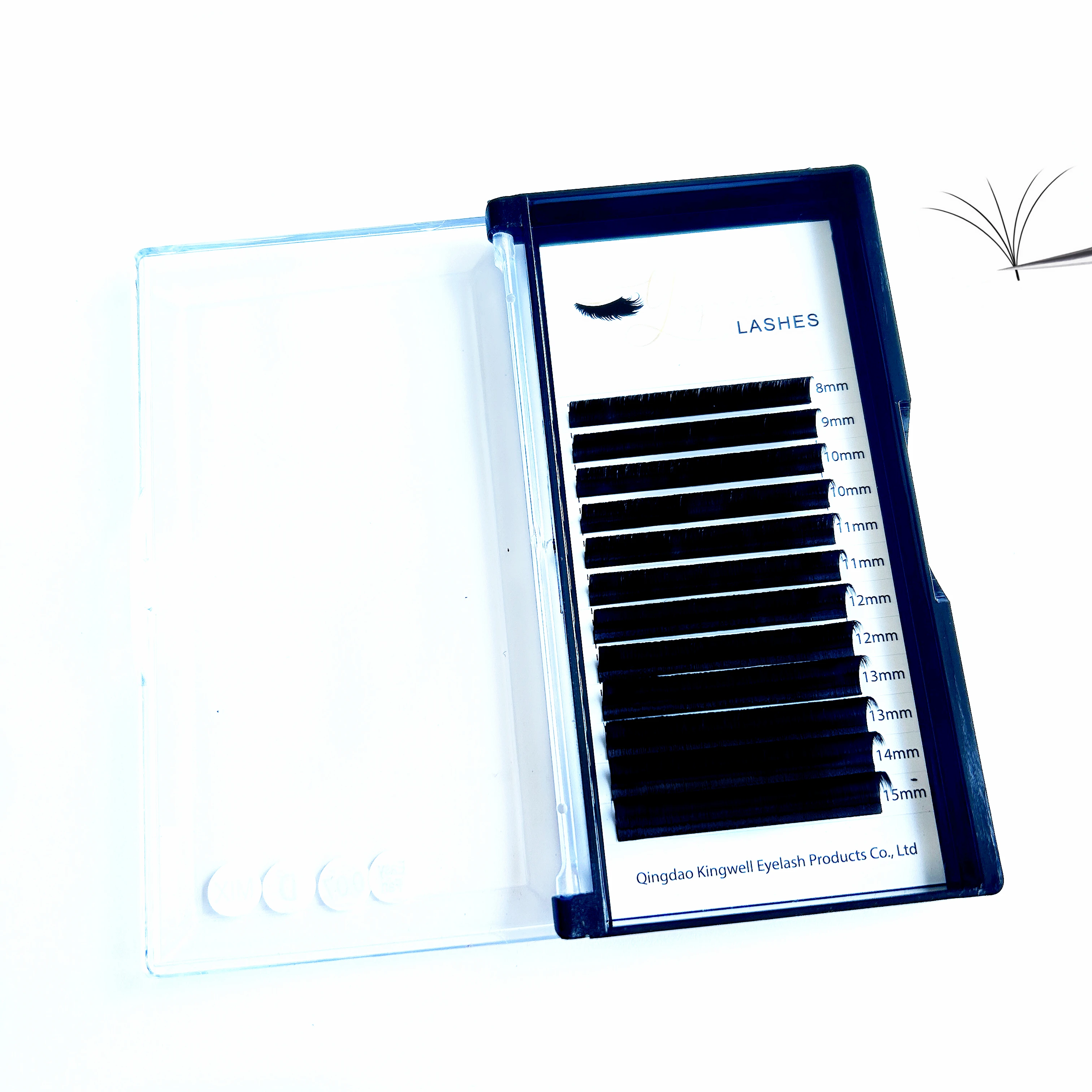 Easy Fan Eyelash Wholesale Handmade Black Fast Blooming Lashes C CC D DD Curl Private Label