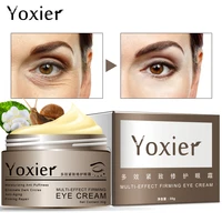 yoxier snail eye cream peptide collagen serum anti wrinkle remove dark circles snail essence reduce eye bags eye care