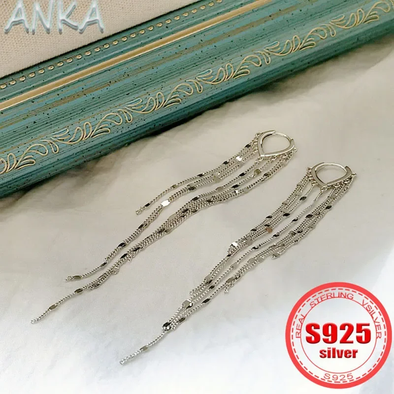 Женские серьги из серебра 925 пробы с сердечками