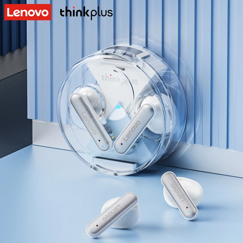 

Lenovo LP10 Wireless Bluetooth Headphones With Dual Mics ENC Noise Reduction TWS Bluetooth 5.1 Earphones Touch Control Earbuds