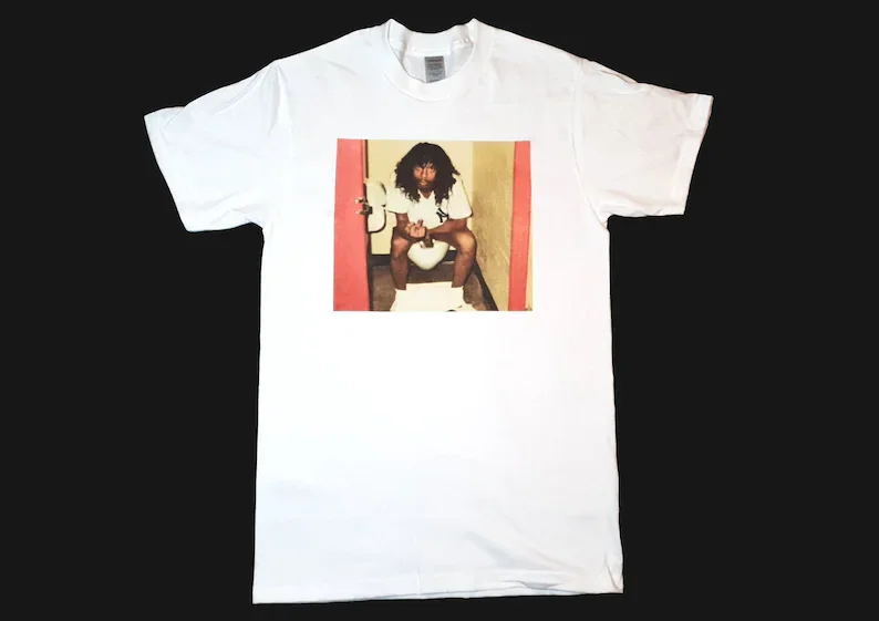 

Rick James White T-shirt sizes available S-3XL