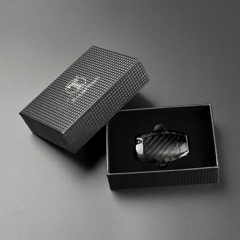 Чехол для ключа из углеродного волокна Mercedes Benz A Class B C E S G M V CLA CLS GLA GLC GLE GLK GL GLS SL SLK SLC