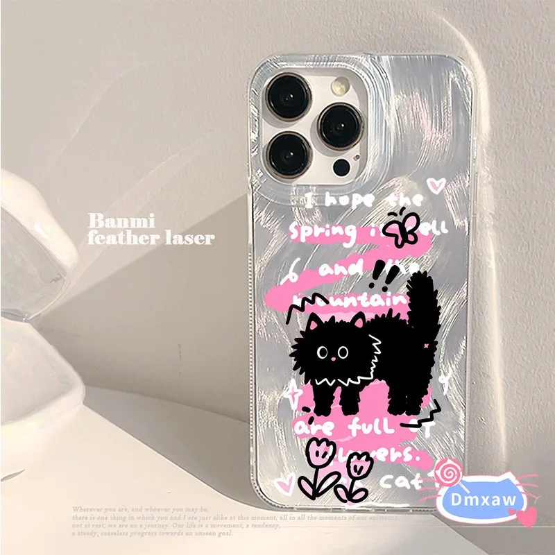 Чехол для телефона Huawei Honor 200 100 90 80 Pro Nova Y70 Plus 12 Ultra 11 SE чехол с перьями из пряжи