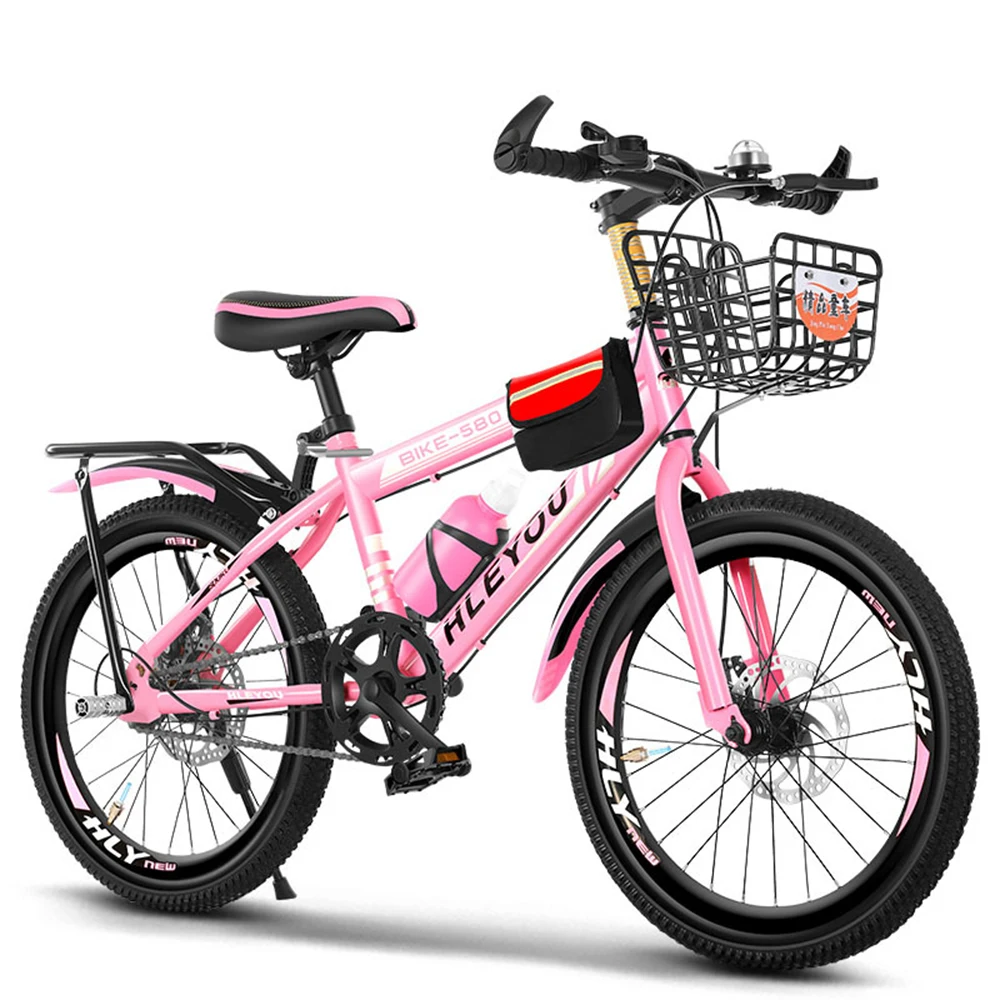

Детский горный велосипед 18 дюймов, двойной дисковый тормоз с переменной скоростью для мужчин и женщин, Студенческая педаль