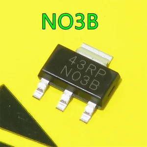 10pcs/lot LM1117IMPX-ADJ SOT223 N03B NO3B IC REG LIN POS ADJ 800MA SOT-223 LM1117IMP-ADJ