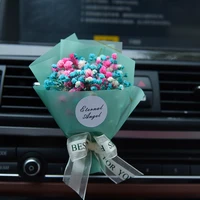 auto accessories indoor gypsophila dried flowers handmade creative mini bouquet party wedding festival photography gift girl