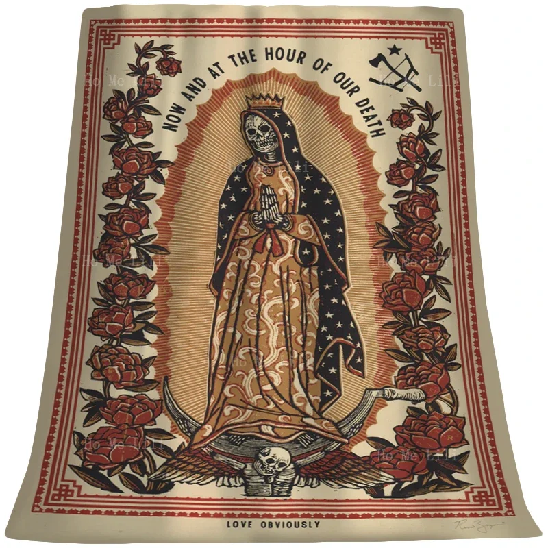 Фланелевое Одеяло Ho Me Lili для офисного дивана с изображением сериала теперь и на