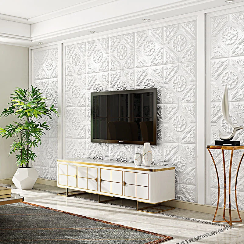 3D наклейки на стену самоклеящиеся обои из пеноматериала сделай сам для потолка