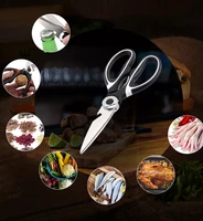 multifunctional kitchen scissors stainless steel cutting knife for fish chicken chef device gadget tools accessories open bottle