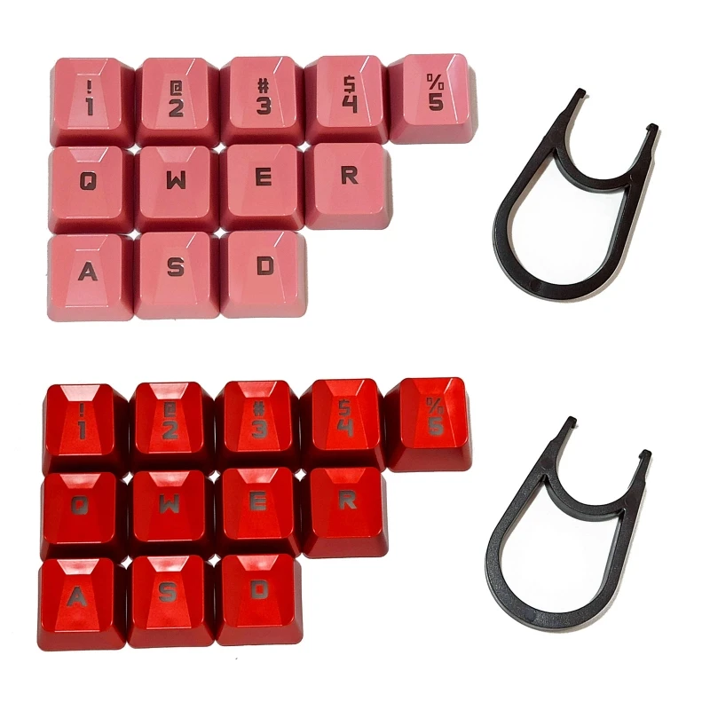 896F Bacllit Keycap for logitech G413 G910 G810 G310 G613 K840 Romer-G Mechanical Keyboard Key Caps Bump Keycaps 12PCS/Pack