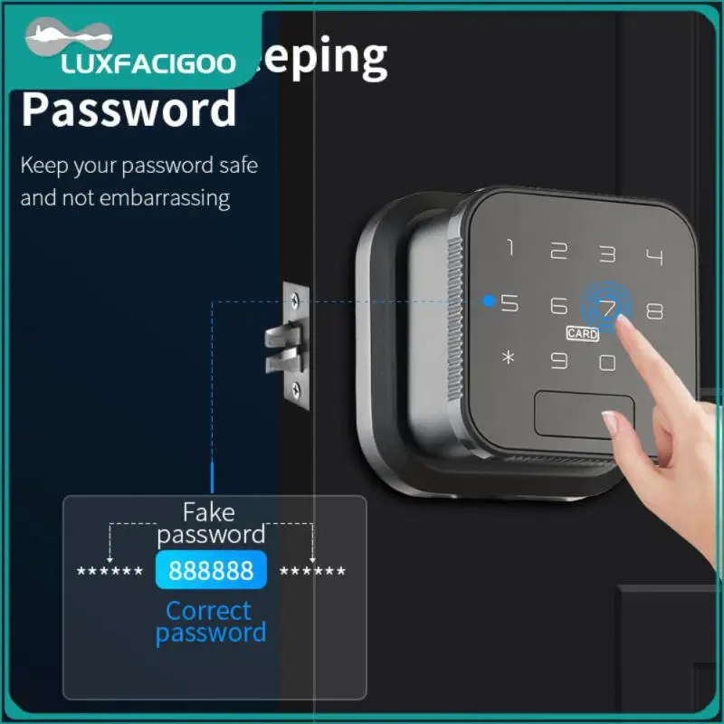 

Electronic Lock Fingerprint Tuya Smart Door Lock 5 Unlocking Methods Smart Ball Smart Home App Remote Control Password