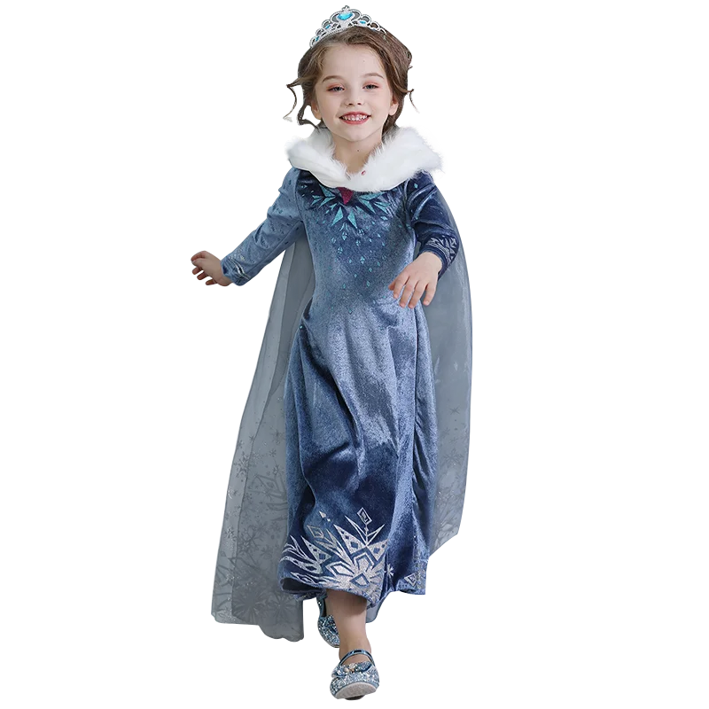 4 7 8 9 10 Years Girls Dress Children Role-Play Costume Princess Ball Gown Party Christmas Cosplay Dresses | Детская одежда и