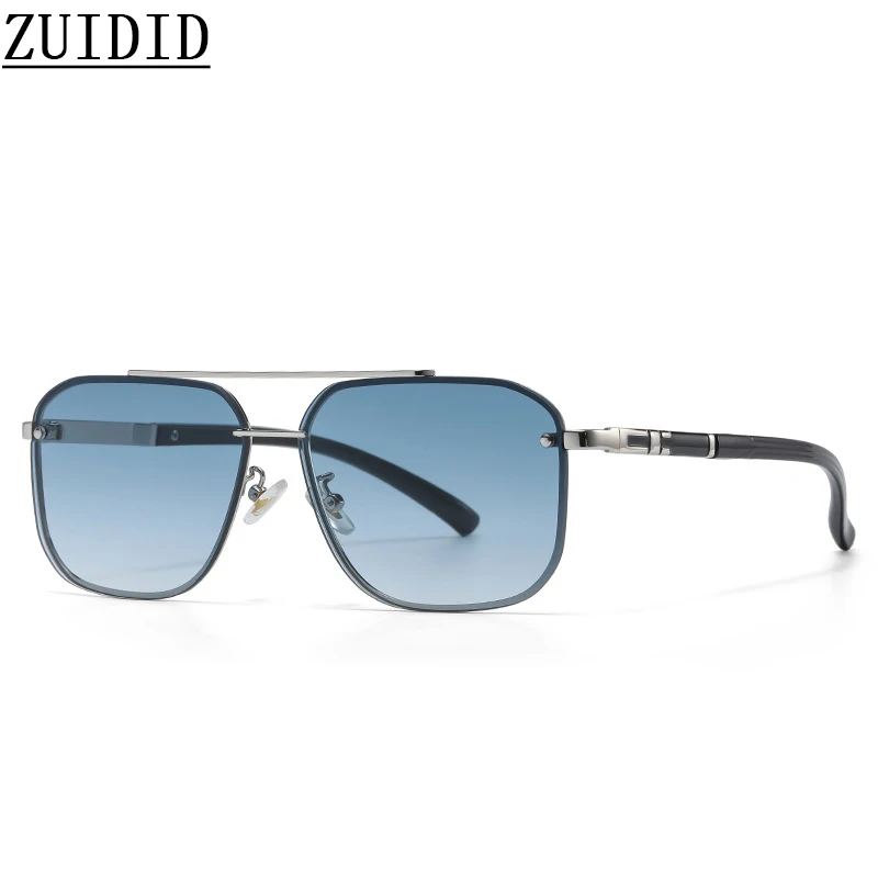 

Винтажные Солнцезащитные очки для мужчин и женщин, квадратные модные солнечные очки без оправы, в стиле ретро, Роскошные, дропшиппинг