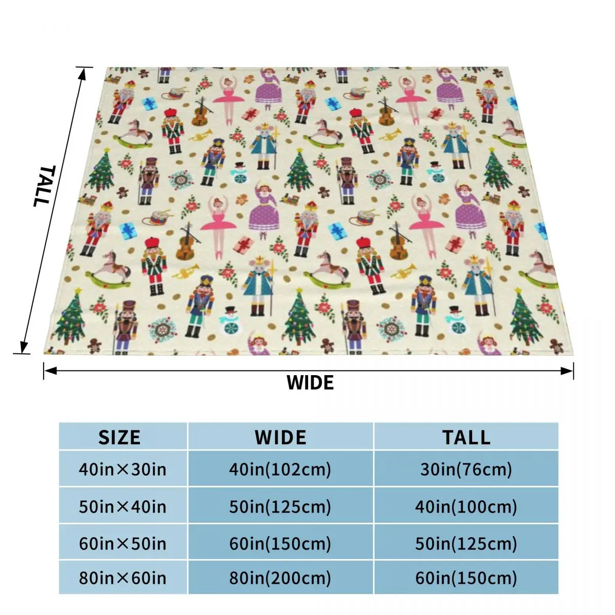 Рождественское мягкое Флисовое одеяло