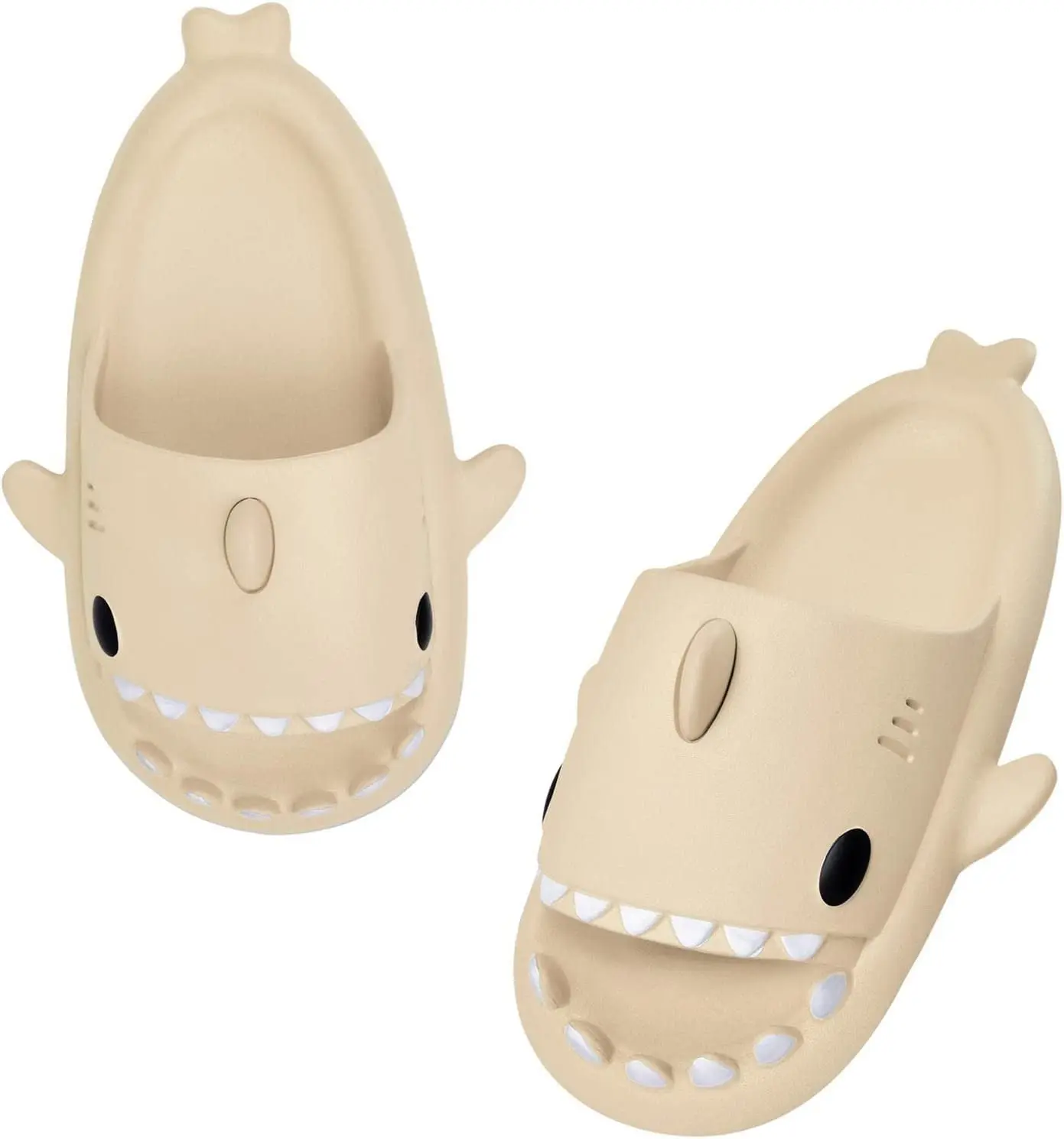 Unisex Shark Slippers,Open Toe Sandals Cute Cartoon Shoes Beach Slippers Lightweight Sandals Shark Slippers for Women Men Kids