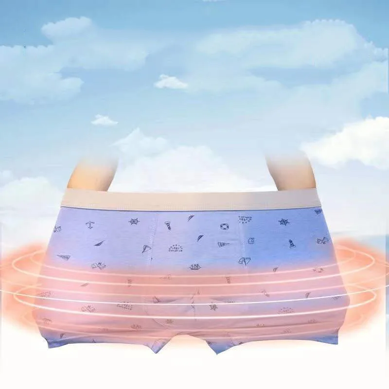 8pcs/Lot Men's Underwear Pure Cotton Youth Mid-rise Boxer Shorts New Sports Antibacterial Male Underpants Man Panties