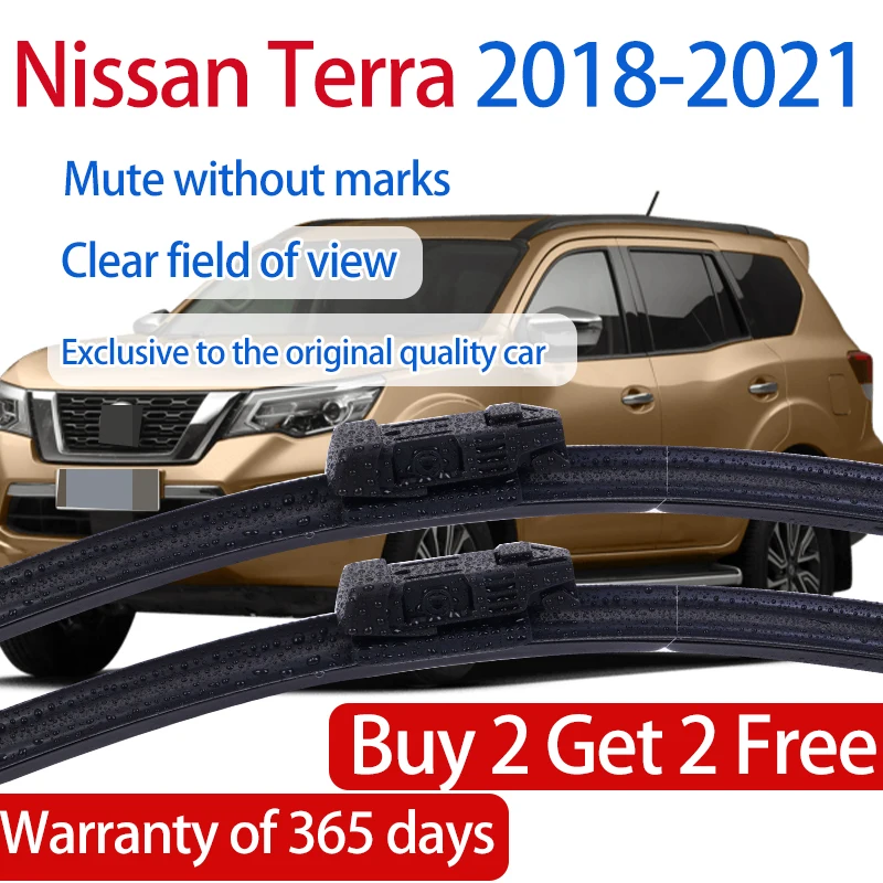 

ShangKeWen Boneless Windshield Car Wipers Blade For Nissan Terra Universal Noise Reduction Soft Rubber Wipers Nissan Accessories