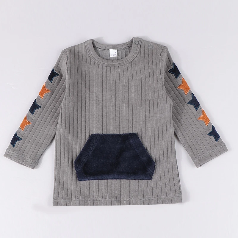 Футболка для мальчиков Детская футболка с карманами зимняя детская одежда