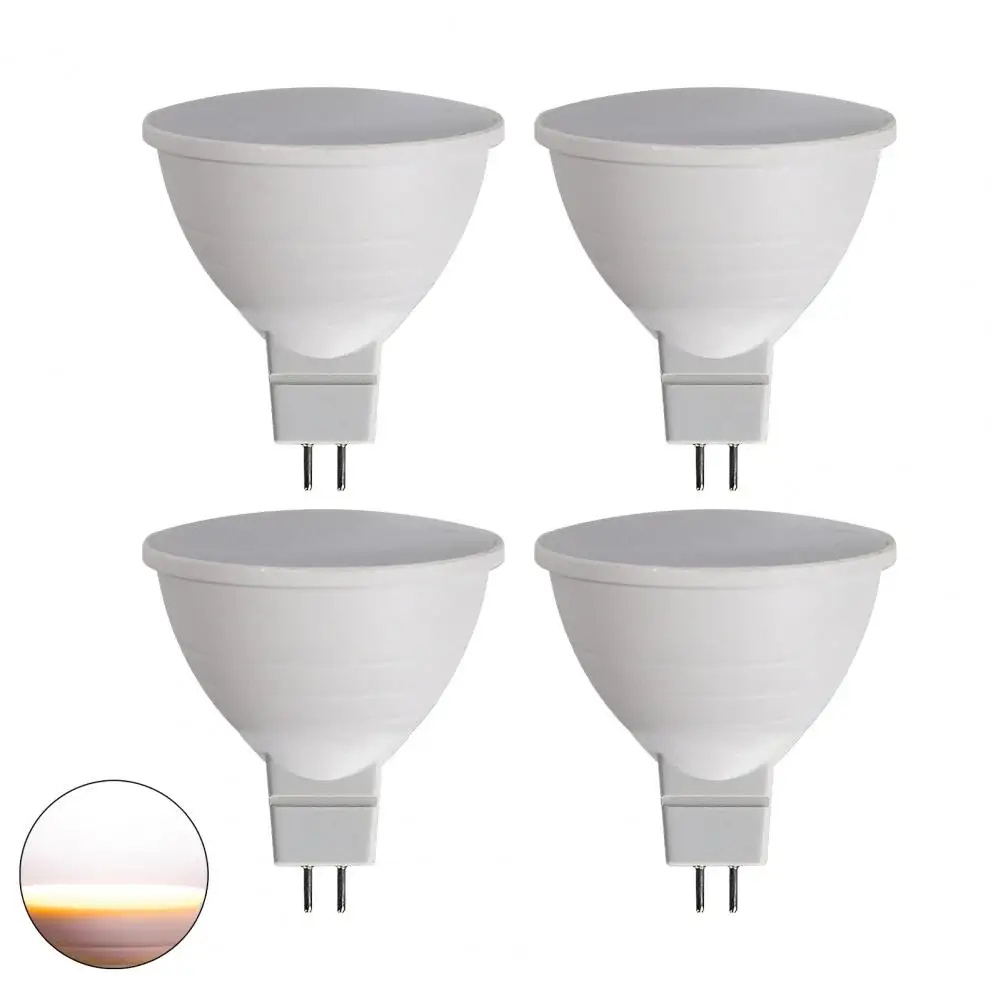 

Светодиодная лампа MR16 CRI 82 с изменением цвета RGB и пультом дистанционного управления, 4 шт.