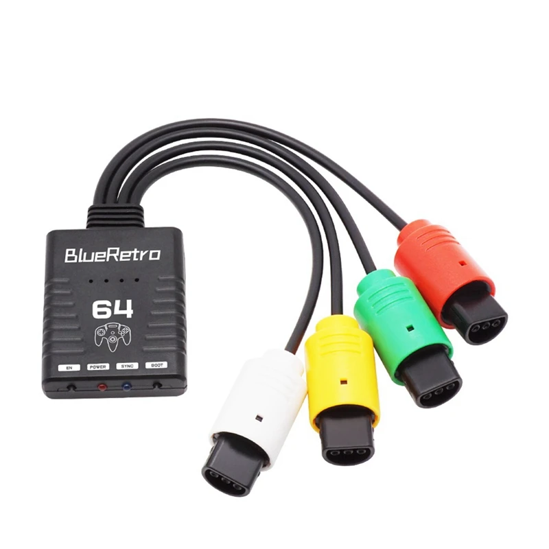 

Bluetooth Wireless Game Controller Adapter For Nintendo 64 N64 Console Support Up To Four Wireless Game Controller