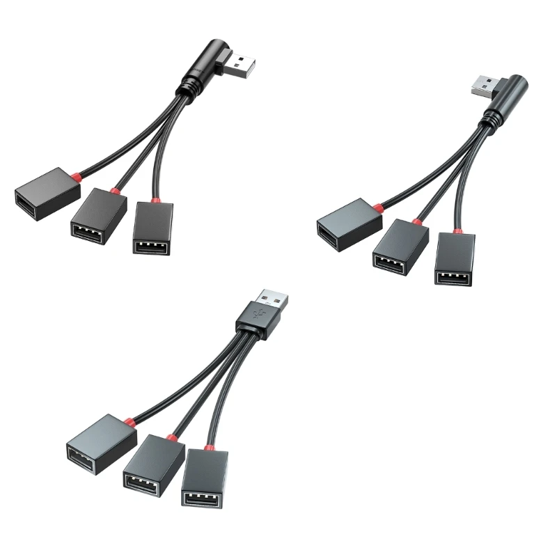 

USB 2.0 Adapter 1 to 3 USB Splitter Extension Cable USB multiport for Charging