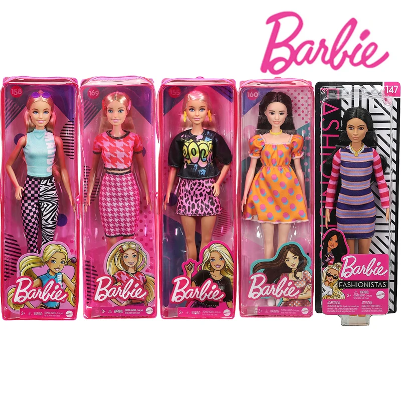 

Original Barbie Model Toys GRB50 Fashion Dolls Fun Fashion Barbie Model Pop Toys Children Toys Girls Princess Birthday Present