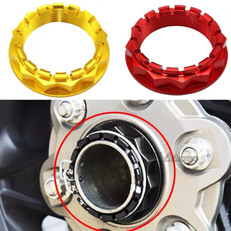 

Aluminum Motorcycle Rear Wheel Axle Nut for Ducati V4 1098 1198 1199 1299 Panigale Multistrada 1200 Diavel Streetfighter