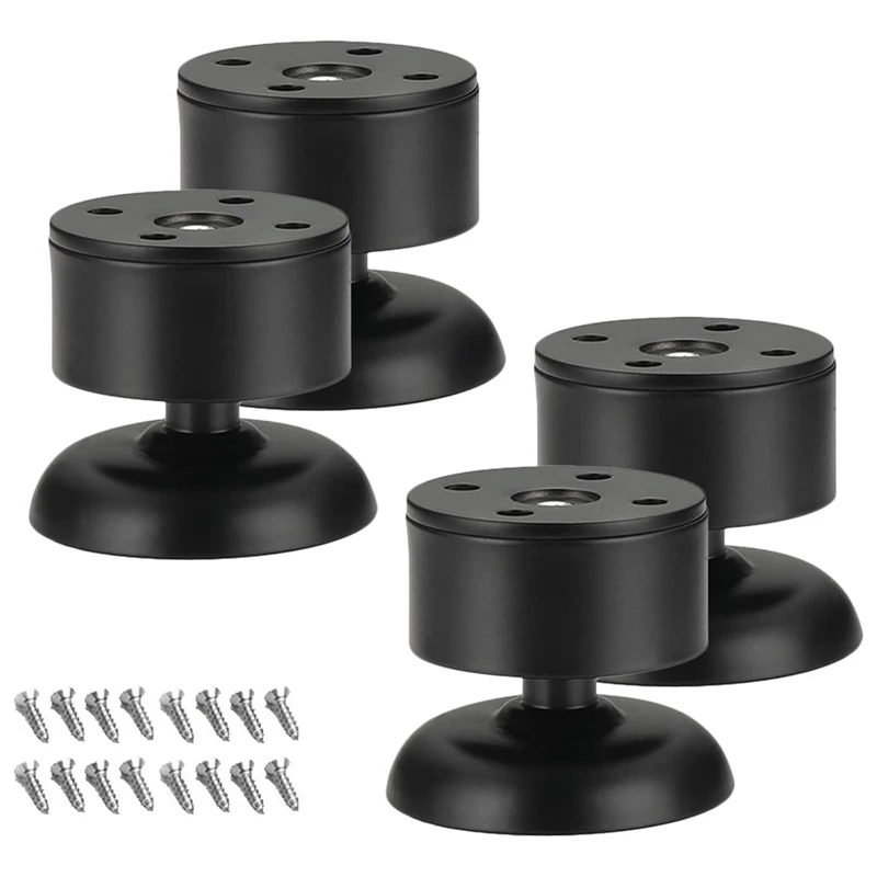

4PCS Furniture Feet Stainless Steel Sofa Feet Adjustable Cabinet Feet Coffee Table Legs for Support Bed Table 6cm