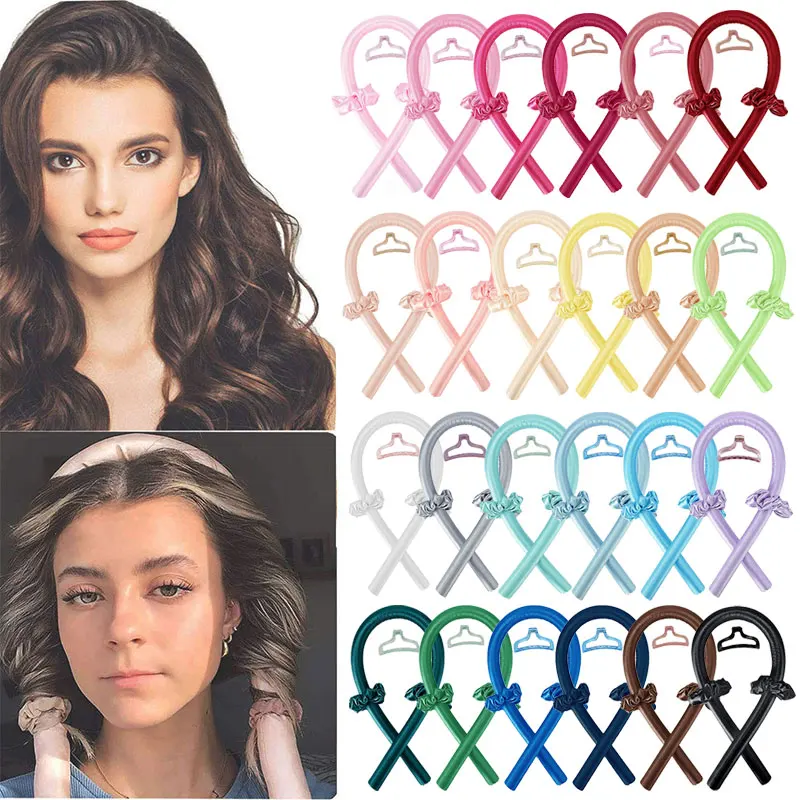 Щипцы для завивки волос без нагрева гибкие стержни тепла Плойка укладки