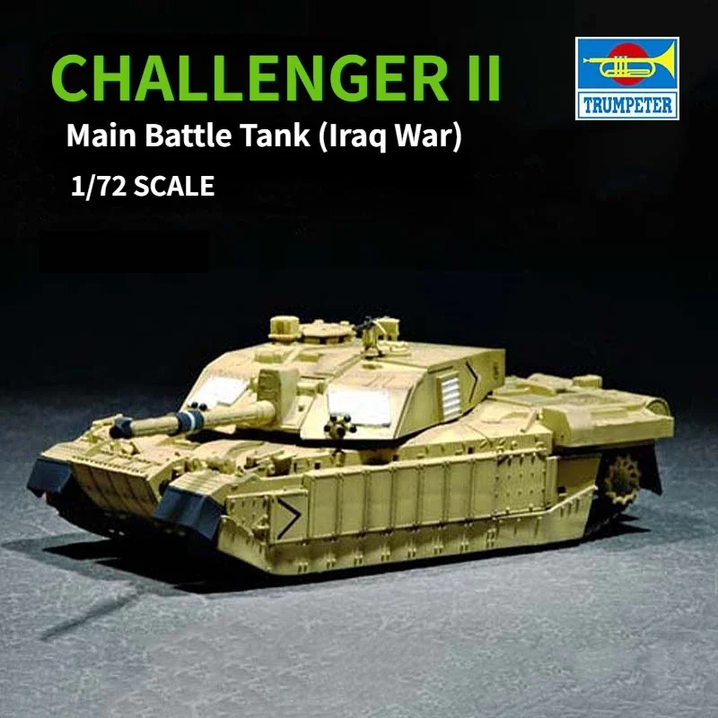 Trumpeter 07215 модель пластикового танка 1/72 Challenger II главный боевой танк война в Ираке