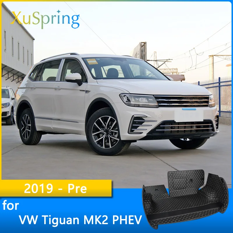 

Коврик для багажника автомобиля, прочный коврик для багажника VW Tiguan MK2 PHEV 2019 200 2021 2022, задний багажник, защитный Стайлинг