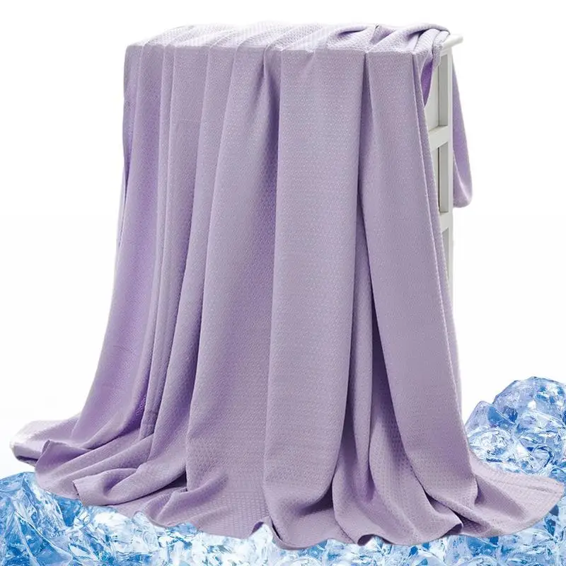 

Летнее охлаждающее одеяло, одеяло с воздушным кондиционированием, одеяло из экологически чистого бамбукового волокна, тонкое дышащее охлаждающее одеяло для дома