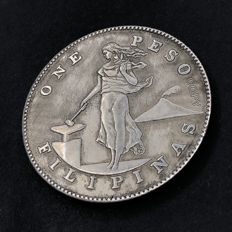 1906 Филиппинская 1 богиня песо античная памятная медаль монета на удачу США