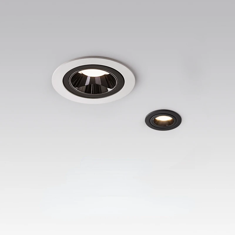 

Светодиодный потолочный светильник, прожектор с регулируемым углом, антибликовый, для дома, гостиной, коридора, встраиваемый настенный пот...