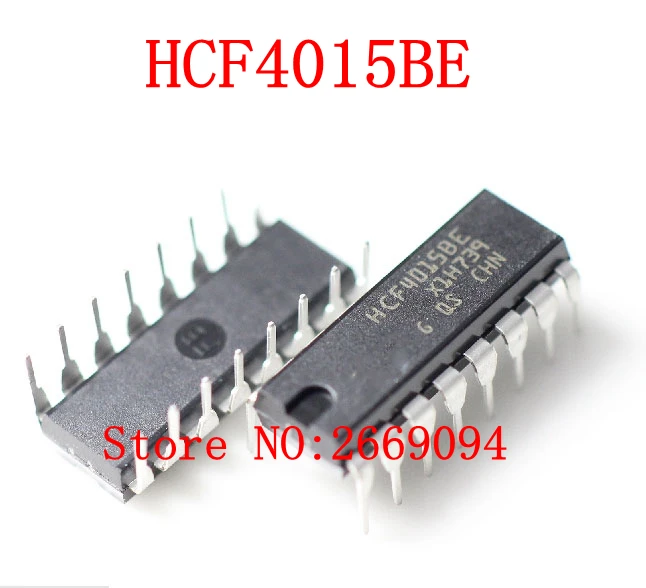 1 шт. CD4015BE CD4015 HEF4015BP HCF4015BE HCF4015 DIP 4015 DIP16 Новый и оригинальный IC