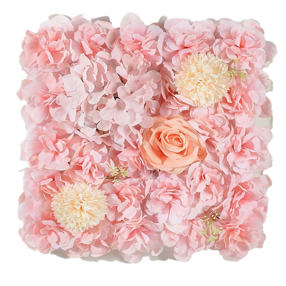 

Искусственные цветочные стеновые панели белые розы