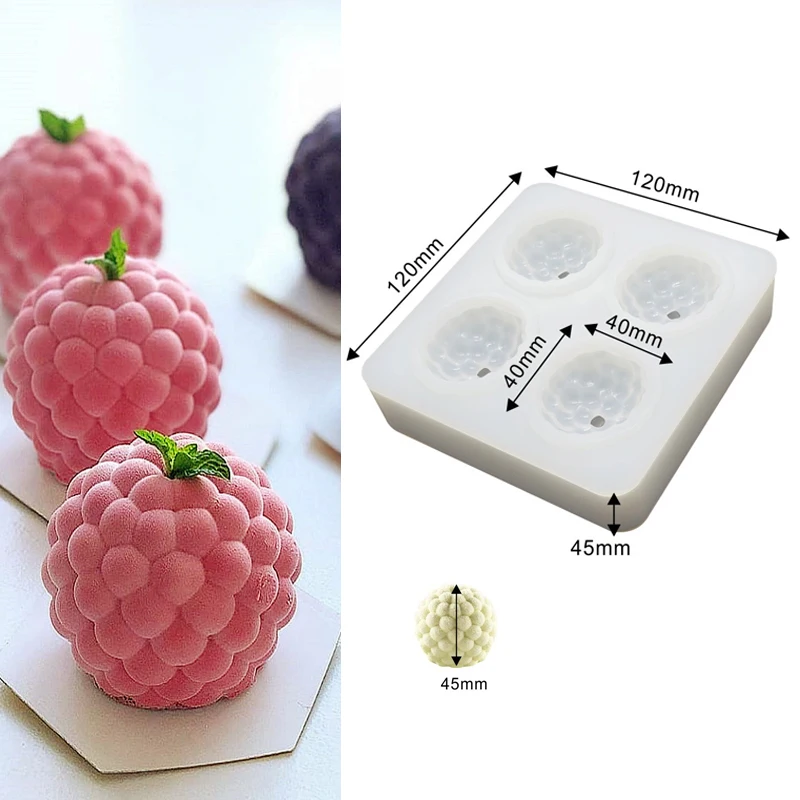 

Силиконовая форма для малины, форма для декорирования десертов, муссов, шоколадных тортов, инструмент для оформления тортов
