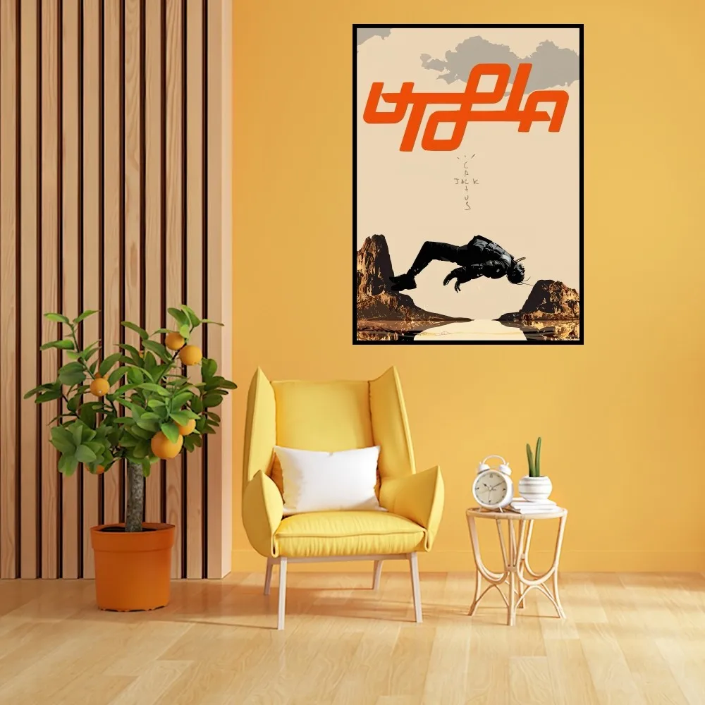 Настенный постер с принтом рапера Тревиса Скотта утопии украшение для спальни