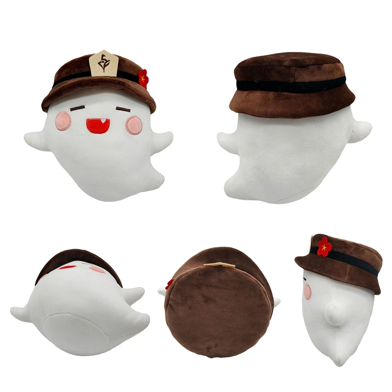 

Аниме игра Genshin ударопрочный плюшевый косплей аксессуар Hutao шляпа Призрак Плюшевые игрушки мультфильм подвеска кавайи реквизит мягкая игру...