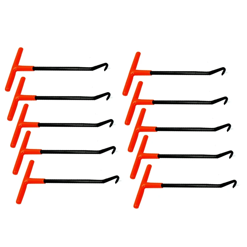 

Puller Installer Hooks T Shaped Handle Exhaust Pipe Spring Wrench Puller Installer Hooks Tool 10Pc