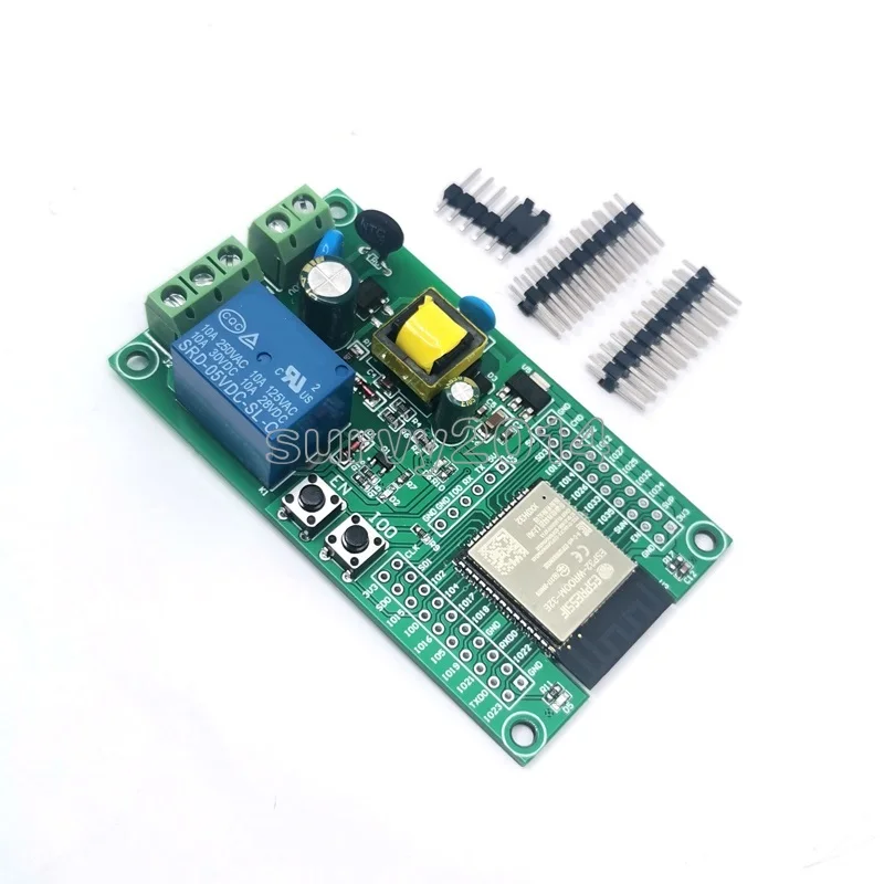 Блок питания переменного тока ESP32 WiFi Bluetooth ble один релейный модуль макетная плата